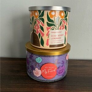 TWO Yankee Candle Mother’s Day Candle 🌸